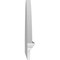 Ekena Millwork Segment Arch 3 Spoke Architectural Grade PVC Combination Pediment, 64"W x 22-7/8"H x 2-3/4"P PEDPC064X230SEG03 - alternate 5